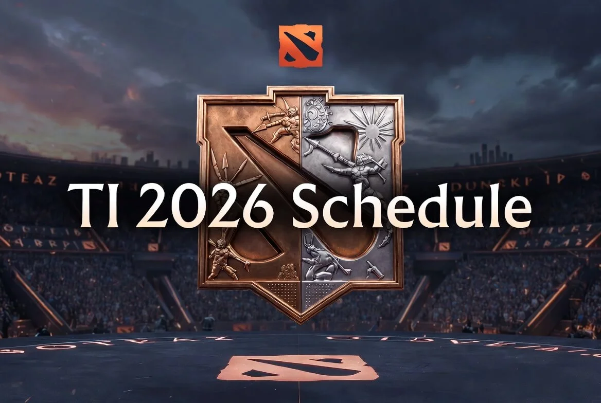 TI 2026 schedule calendar showing the Shanghai group stage and playoff dates